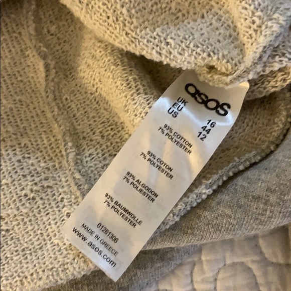 ASOS Peplum Jacket in Light Gray - Picture 6 of 6